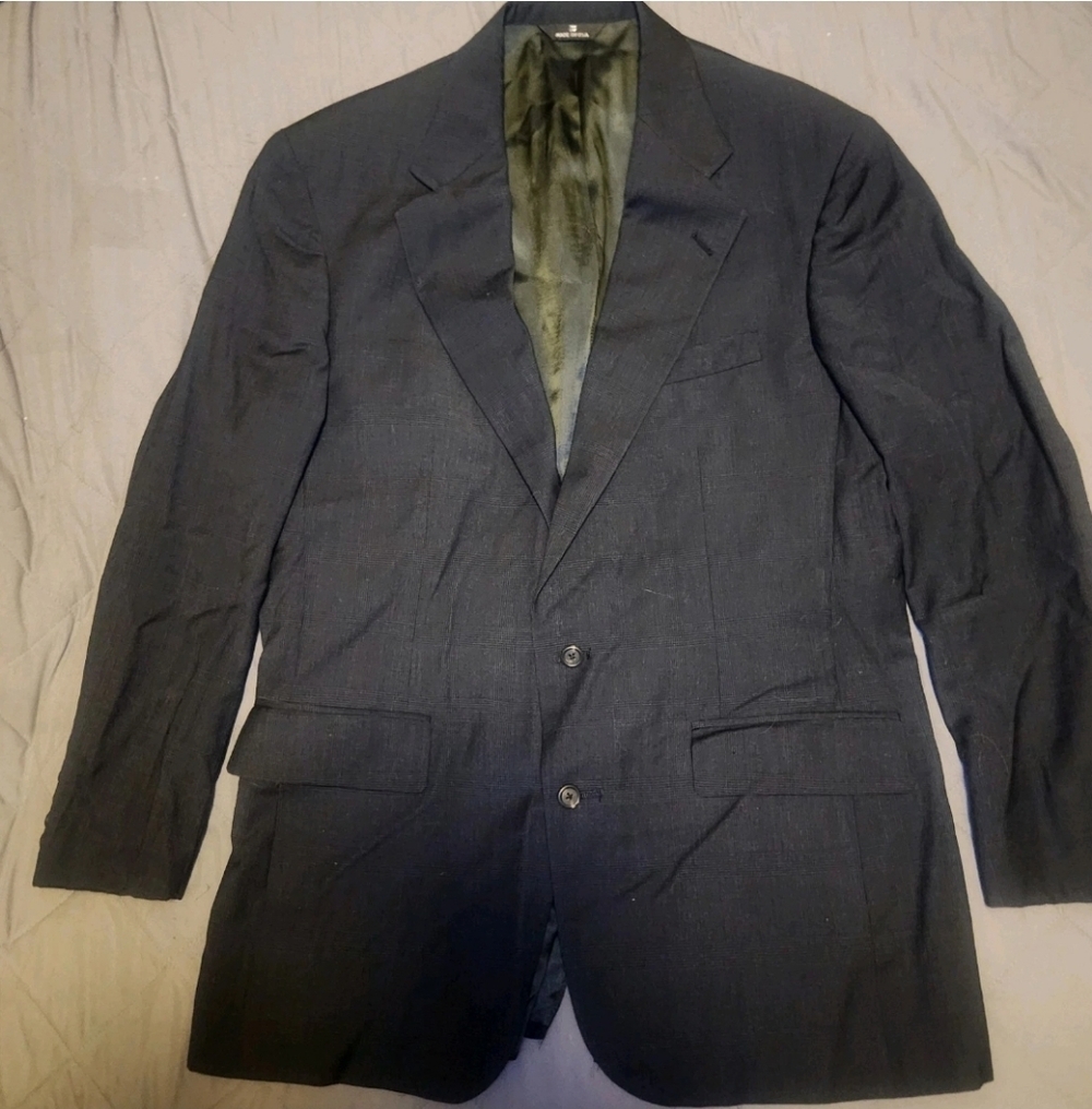 Polo‎ University Club By Ralph Lauren Men's Virgin Wool Navy Blazer Made In USA